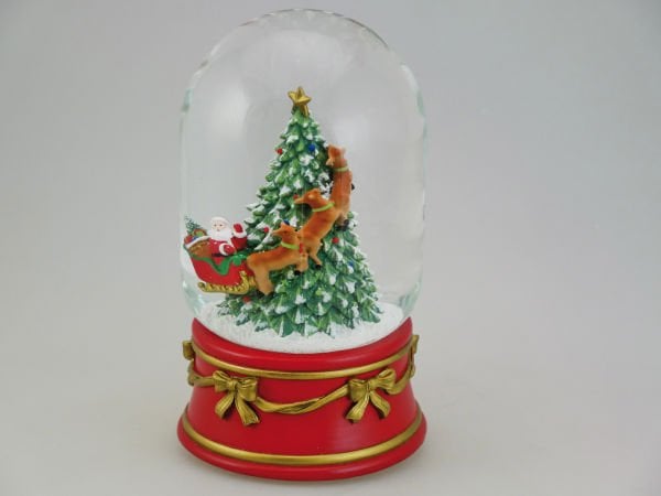 KIZAKLI NOEL BABA VE MÜZİKLİ KAR KÜRESİ
