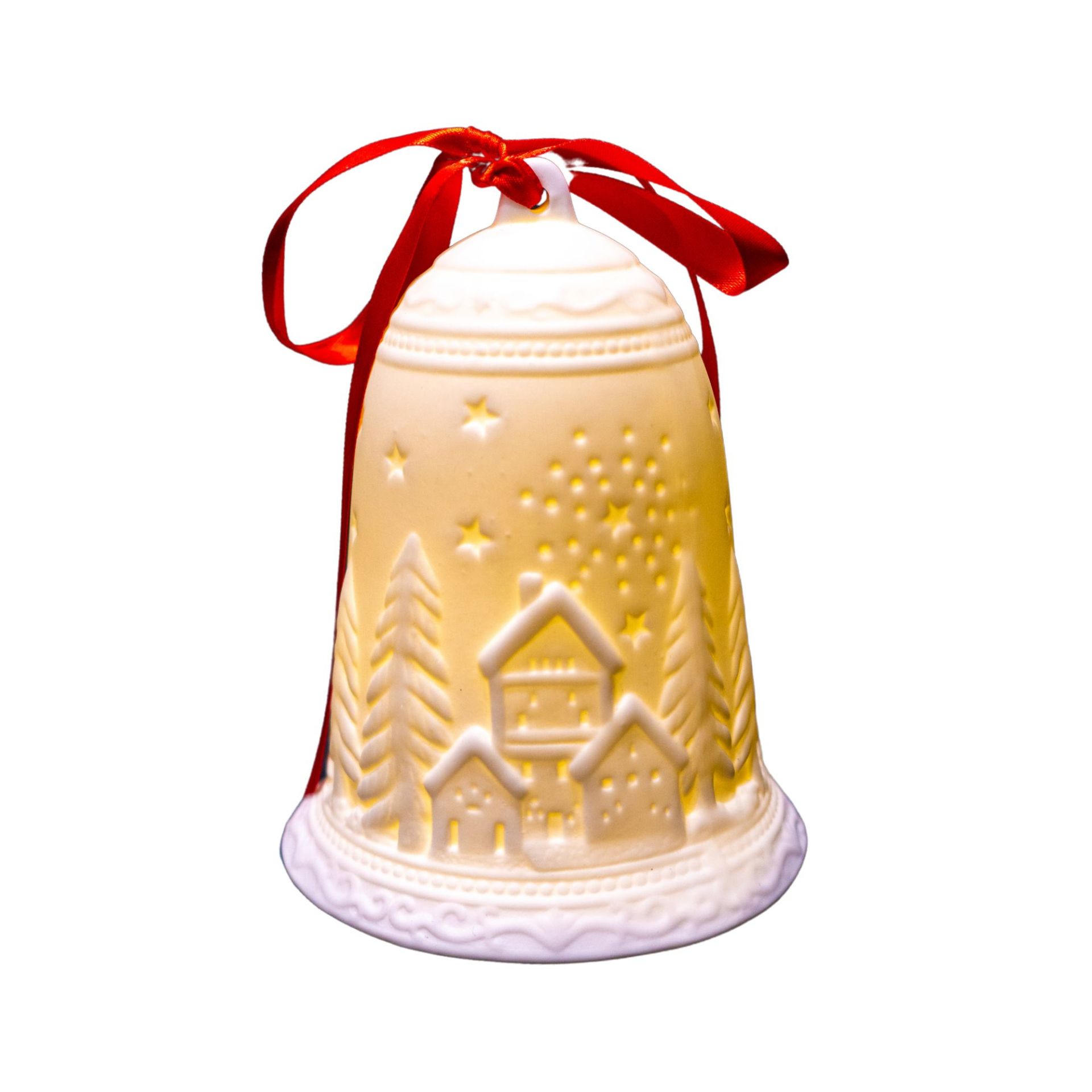 Kış Masalı Ledli Çan Süs, Ledli