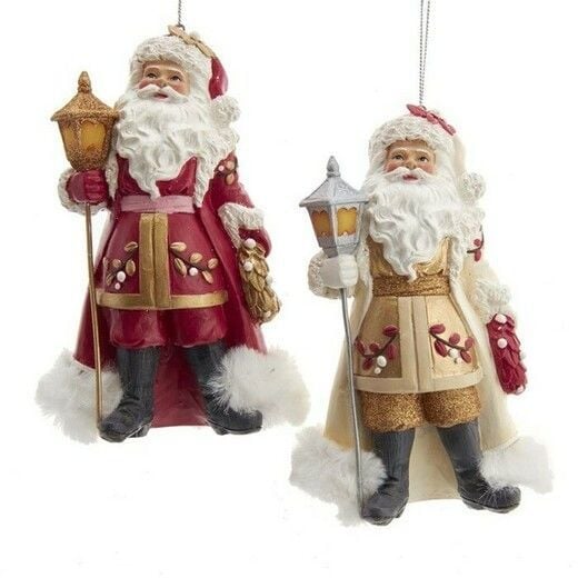 FENERLİ NOEL BABA YILBAŞI SÜSÜ - KREM