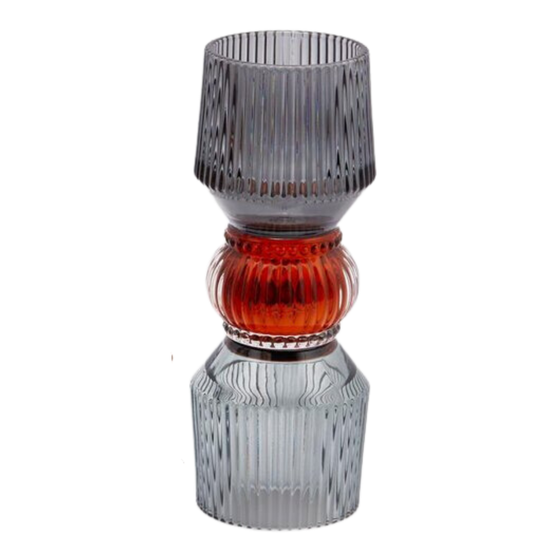 Barceloneta Cam Mumluk, Antrasit-Kırmızı-Gri