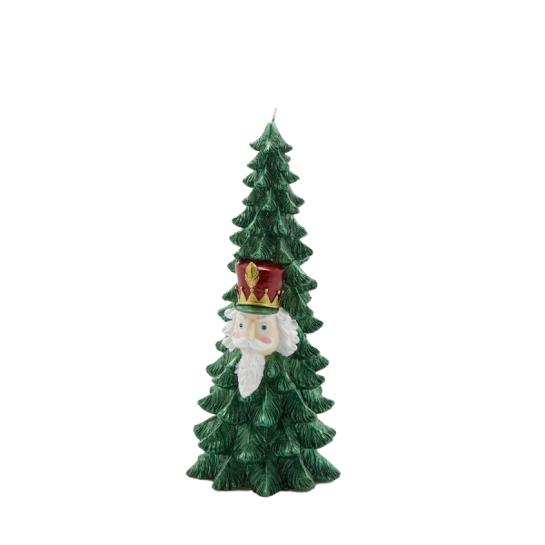 FINDIKKIRAN SÜSLÜ YILBAŞI AĞACI MUM, 21 CM