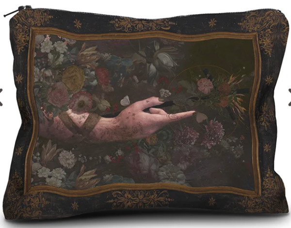 The Battista Kadife El Çantası - 17 x 23 cm