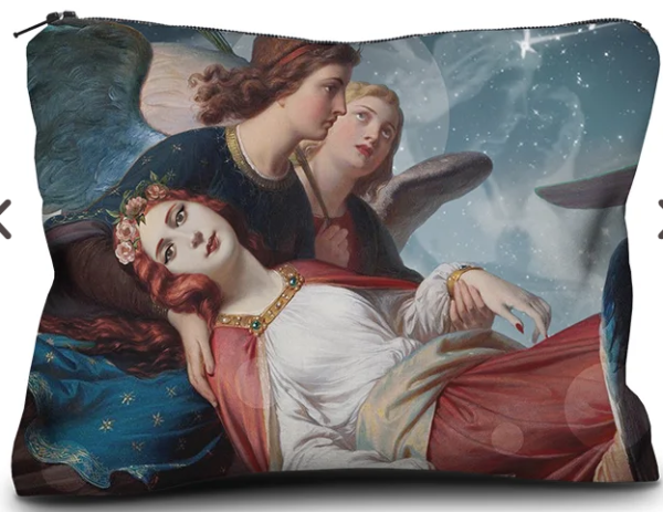 Saint Catherine Kadife El Çantası - 17 x 23 cm