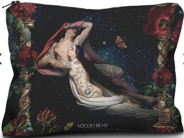 Francesca & Paolo Kadife El Çantası -  17 x 23 cm