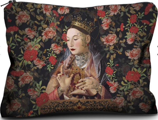 Messina Kadife El Çantası - 17 x 23 cm