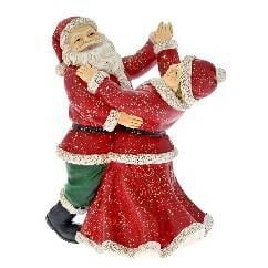 DANS EDEN NOEL BABA VE NOEL ANNE YILBAŞI DEKORU