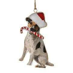 NOEL SÜSLÜ KÖPEK YILBAŞI SÜSÜ