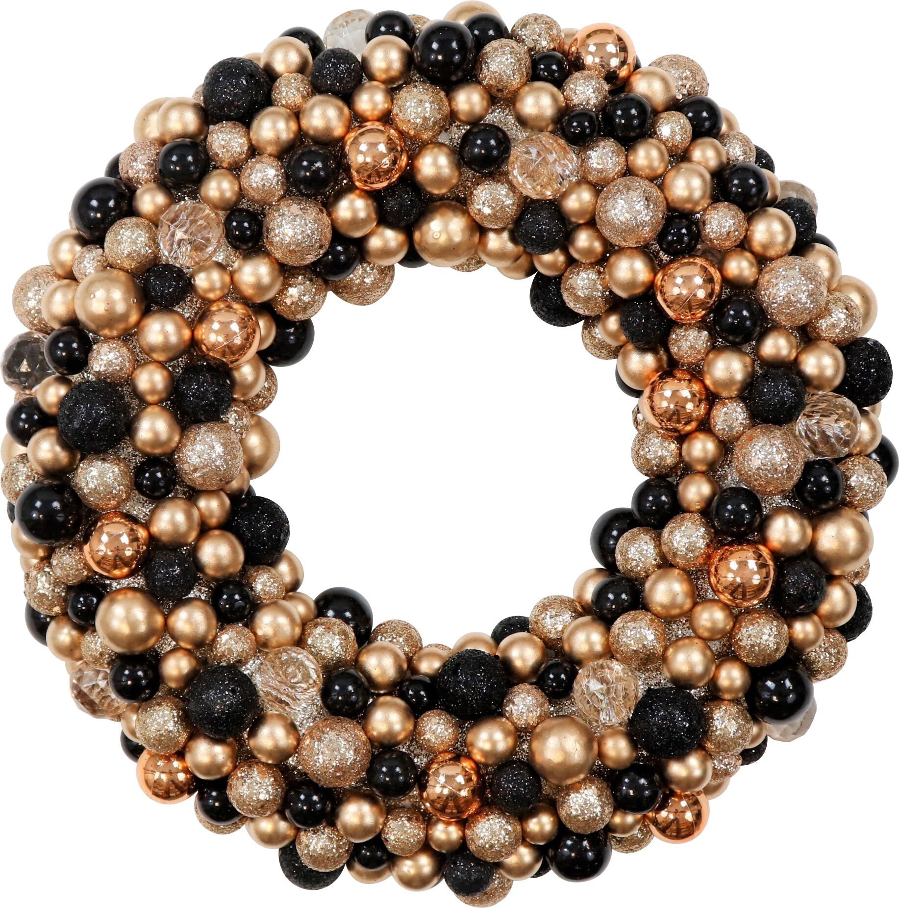 Işltılı Süslü Top Çelenk, Küçük - Hoff Interieur