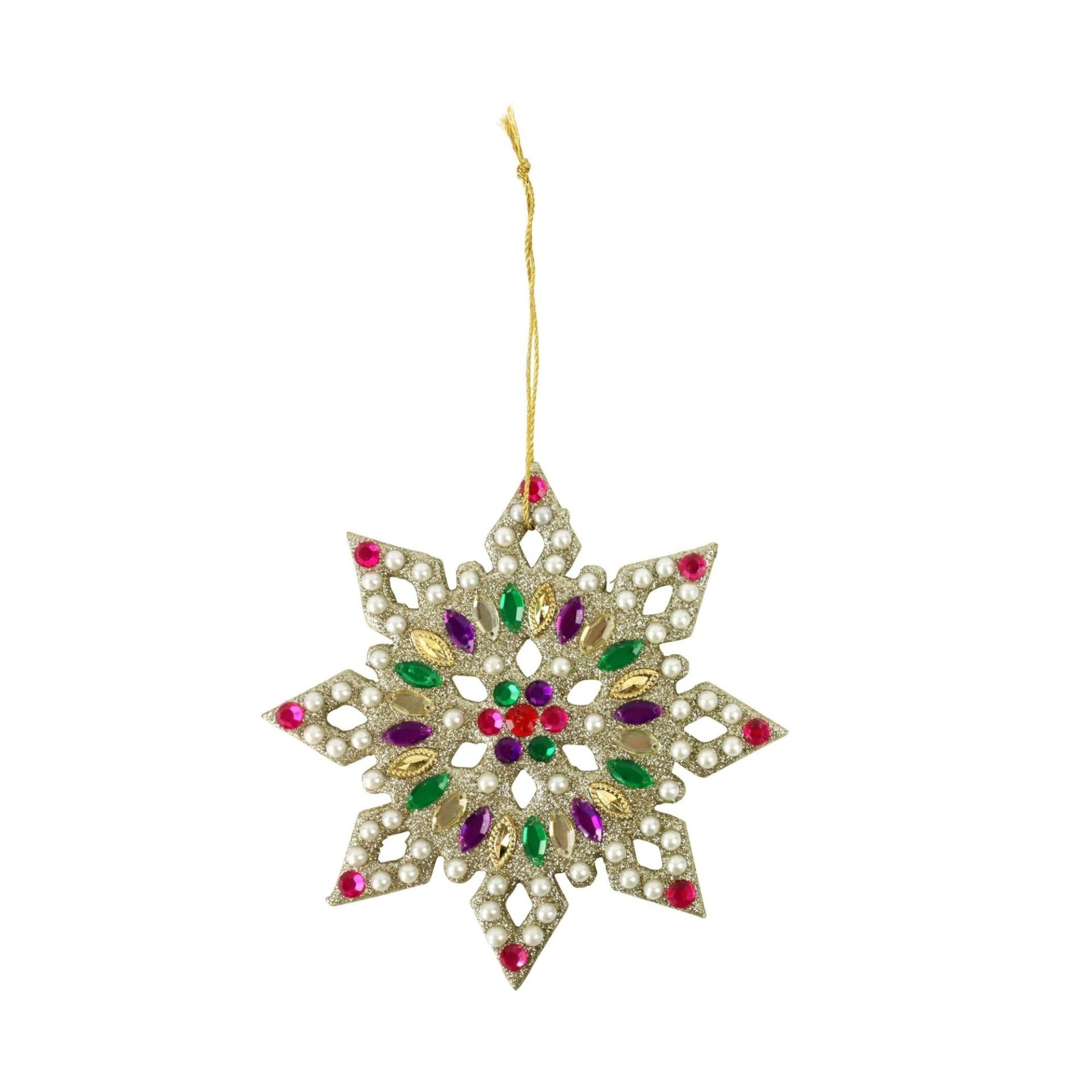 Yıldız Figürlü Boncuklu Yılbaşı Süsü, Hoff Interieur