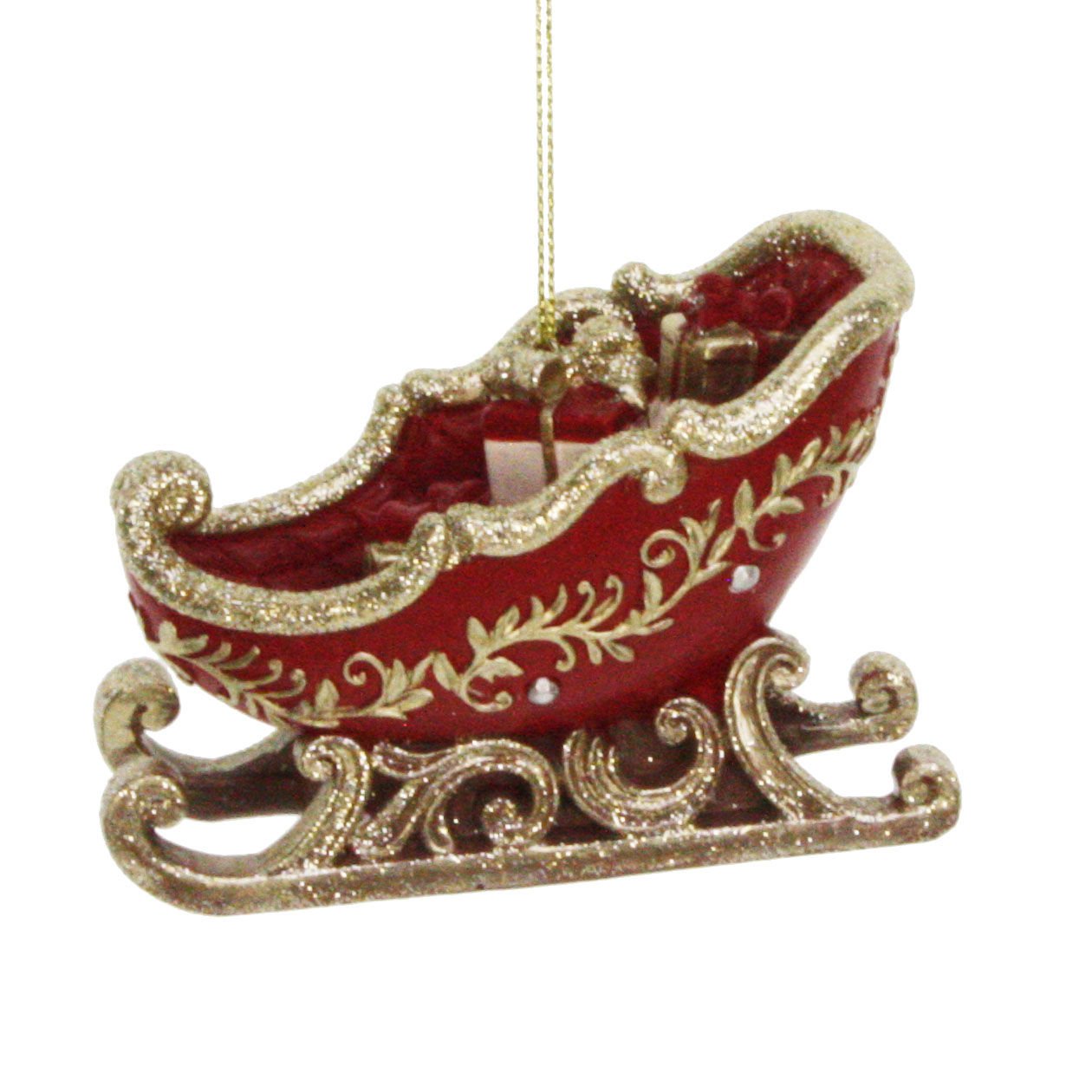 Kırmızı Kızak Süs