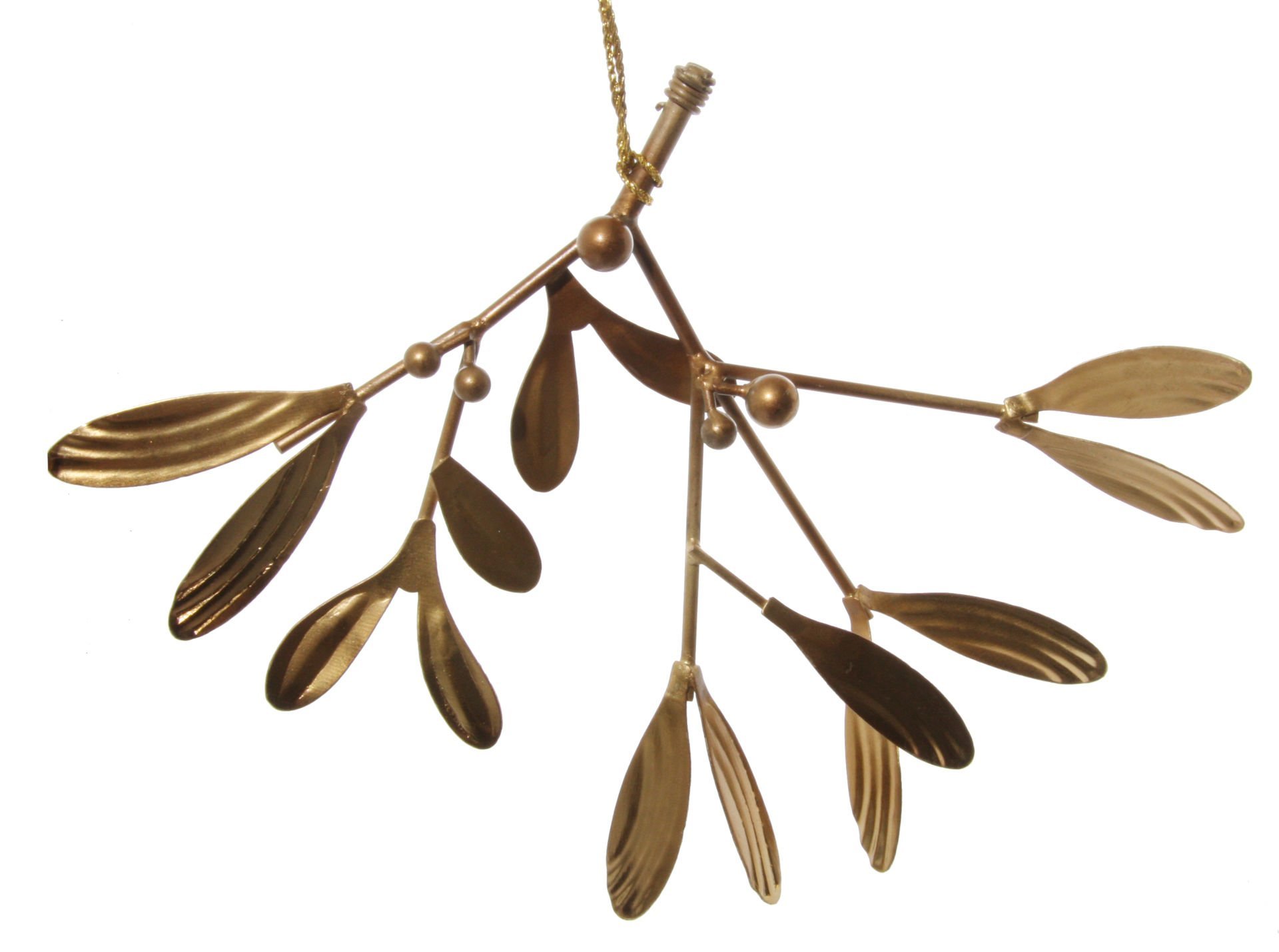 Antika Prinç Eskitmeli Ökseotu Yılbaşı Süsü