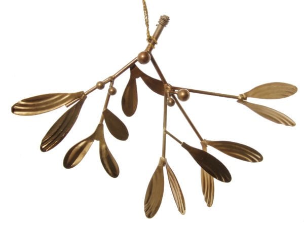 Antika Prinç Eskitmeli Ökseotu Yılbaşı Süsü