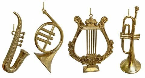 Müzik Enstrümanı Süs - Saksafon, Korno, Lir, Trompet
