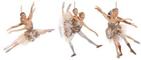 Balerin ve Balet Çiftler Yılbaşı Süsü