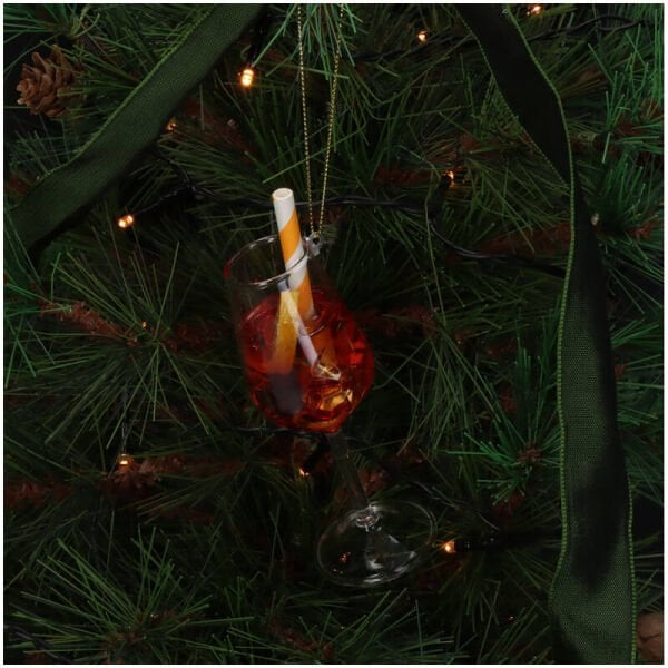 Aperol Spritz Kokteyl Cam Yılbaşı Süsü