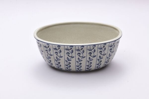 BLEU BLANC VIGNE OVAL SAKSI