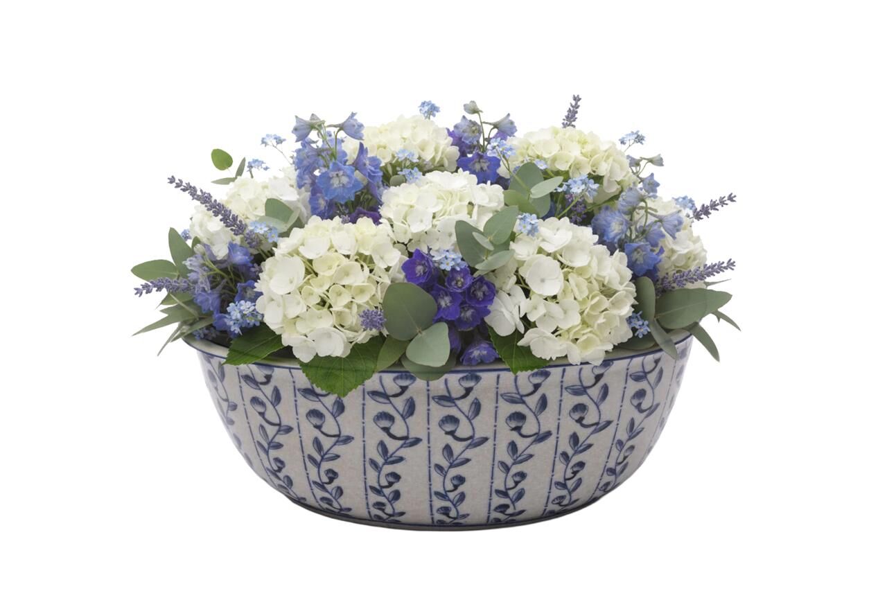 BLEU BLANC VIGNE OVAL SAKSI