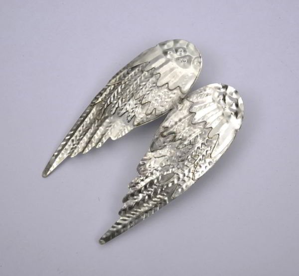 GÜMÜŞ MELEK KANADI MUM PİNİ