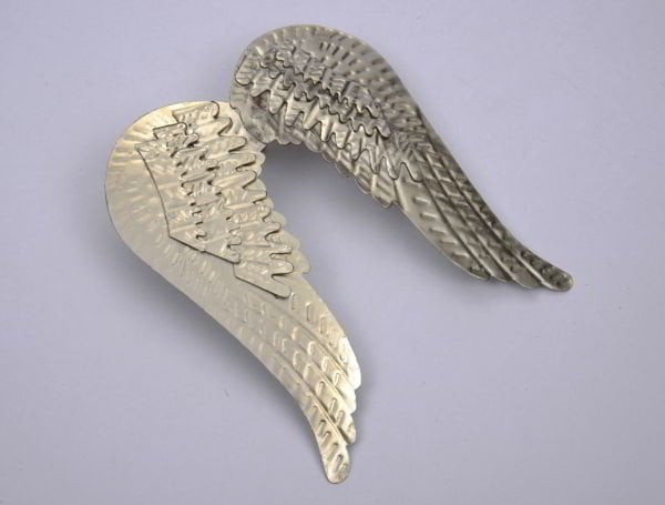 GÜMÜŞ MELEK KANADI MUM PİNİ