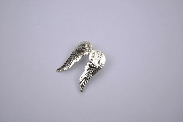 GÜMÜŞ MELEK KANADI MUM PİNİ