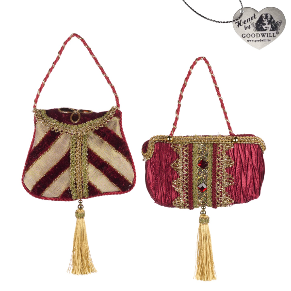 ART DECO STİLİ İŞLEMELİ GECE ÇANTASI YILBAŞI SÜSÜ, GOODWILL