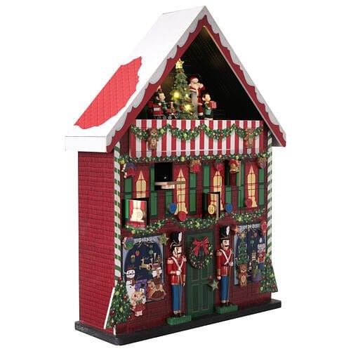Işıklı Oyuncakçı Dükkanı Animasyonlu Advent Calender