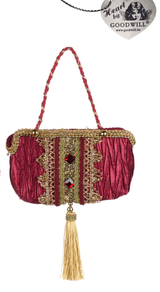 ART DECO STİLİ GECE ÇANTASI YILBAŞI SÜSÜ, GOODWILL