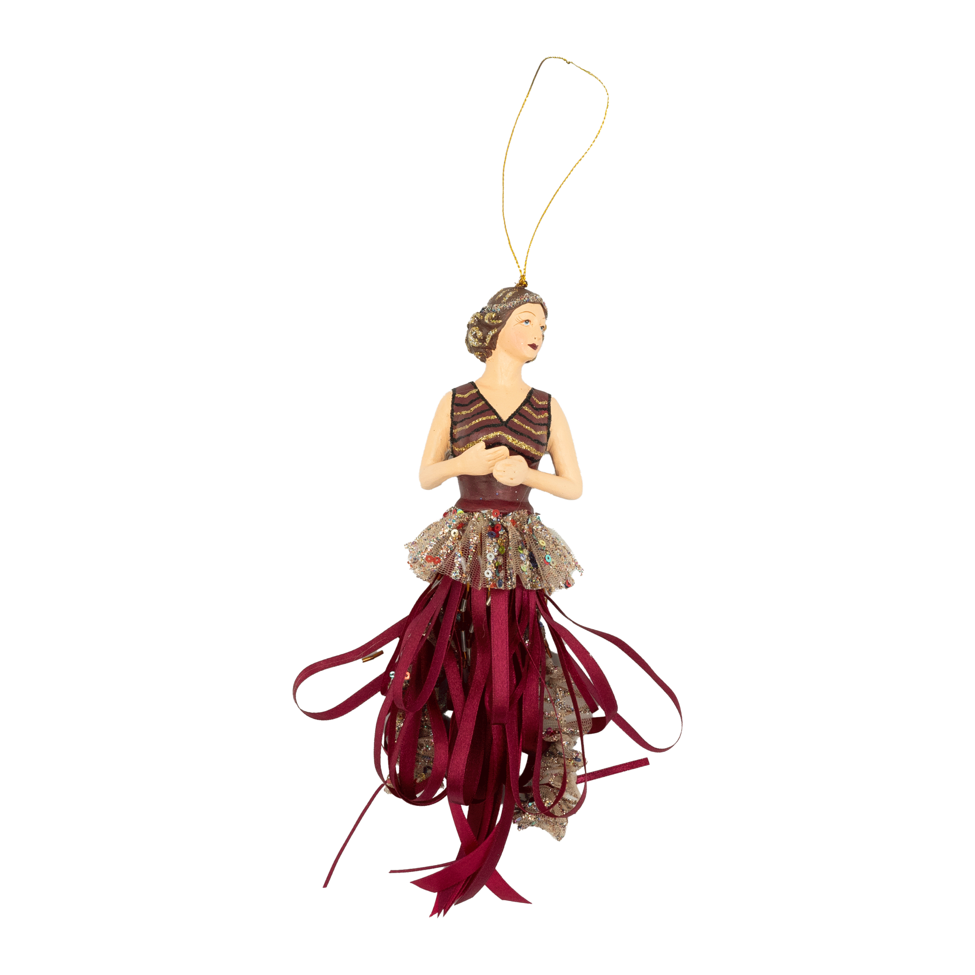 ART DECO STİLİ KADIN YILBAŞI SÜSÜ, GOODWILL