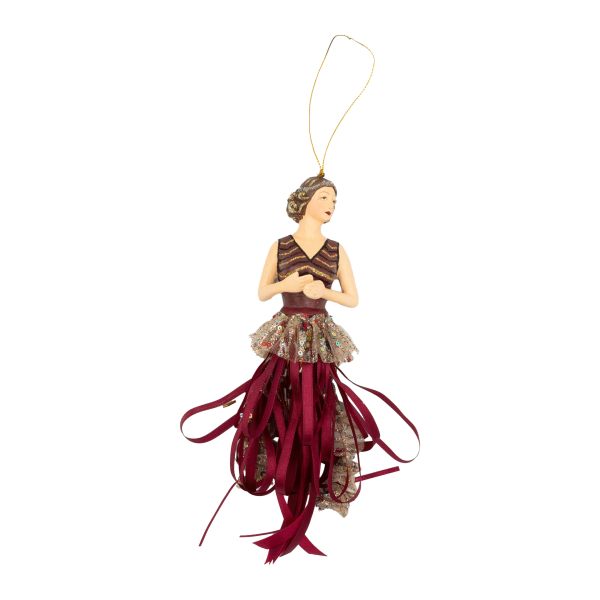 ART DECO STİLİ KADIN YILBAŞI SÜSÜ, GOODWILL