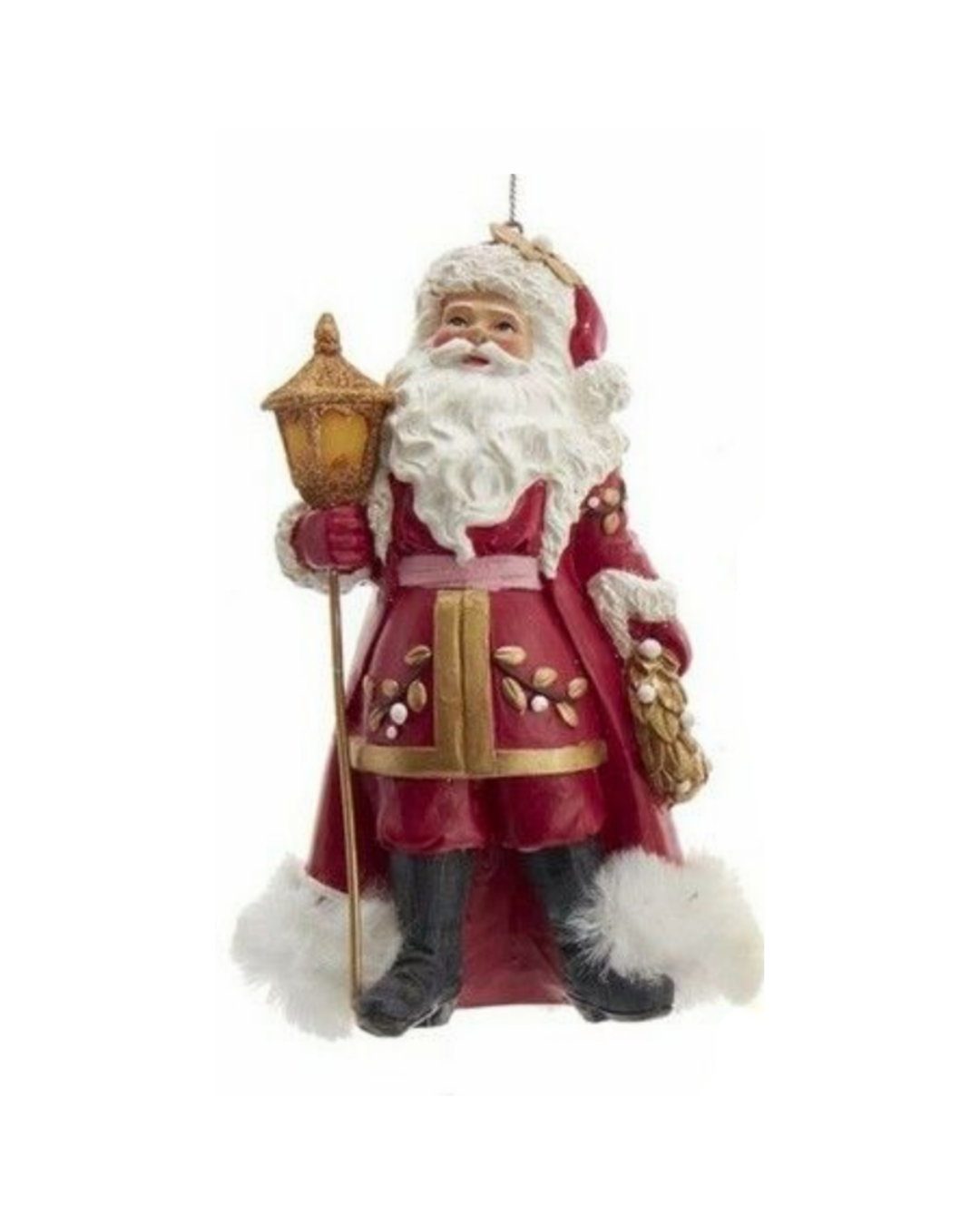 FENERLİ NOEL BABA YILBAŞI SÜSÜ - BORDO