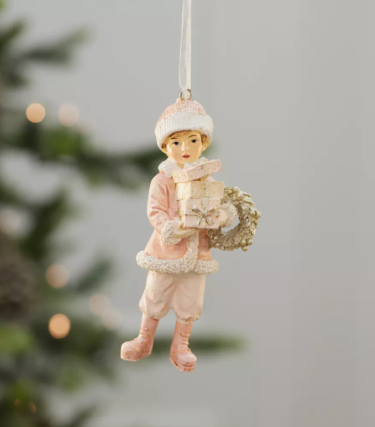 Hediye Paketli Oğlan Yılbaşı Ağacı Süsü