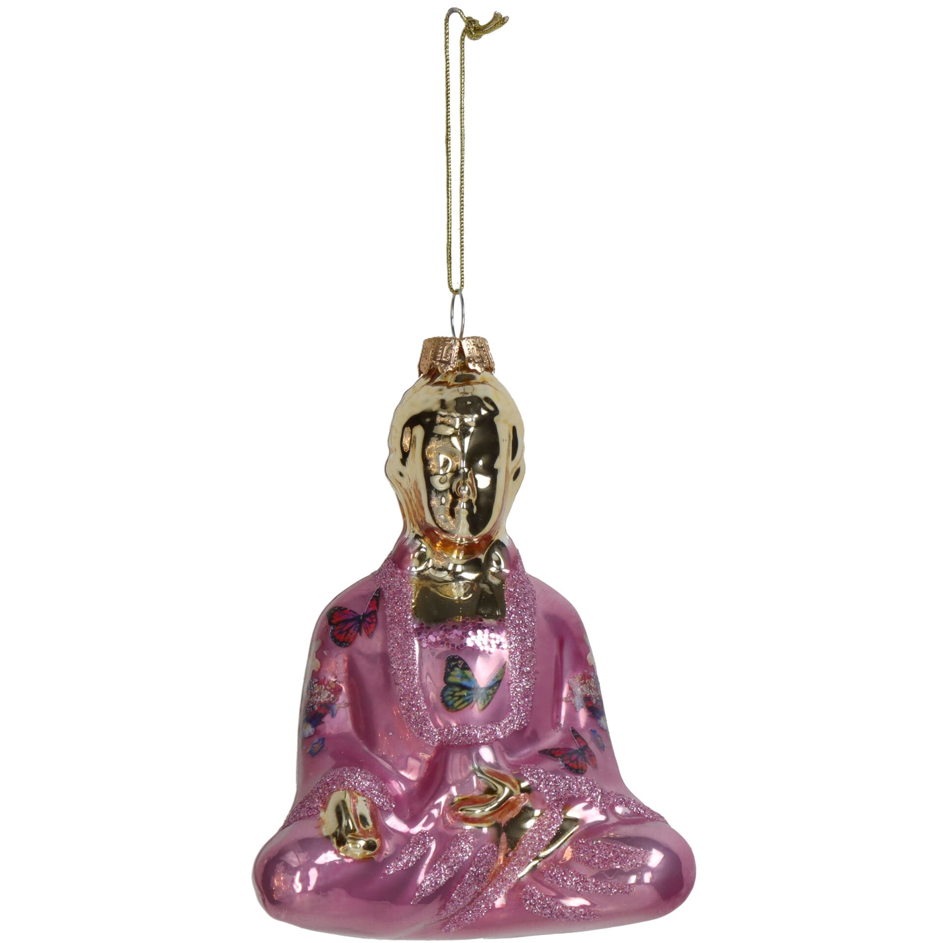 Pembe Buda Yılbaşı Süsü