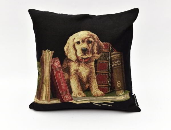 Sir Golden Reader Köpekli Yastık