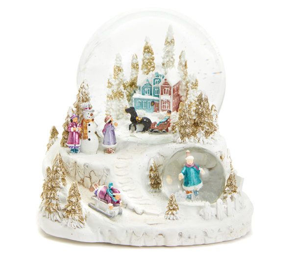 Kış Evi Müzikli Kar Küresi