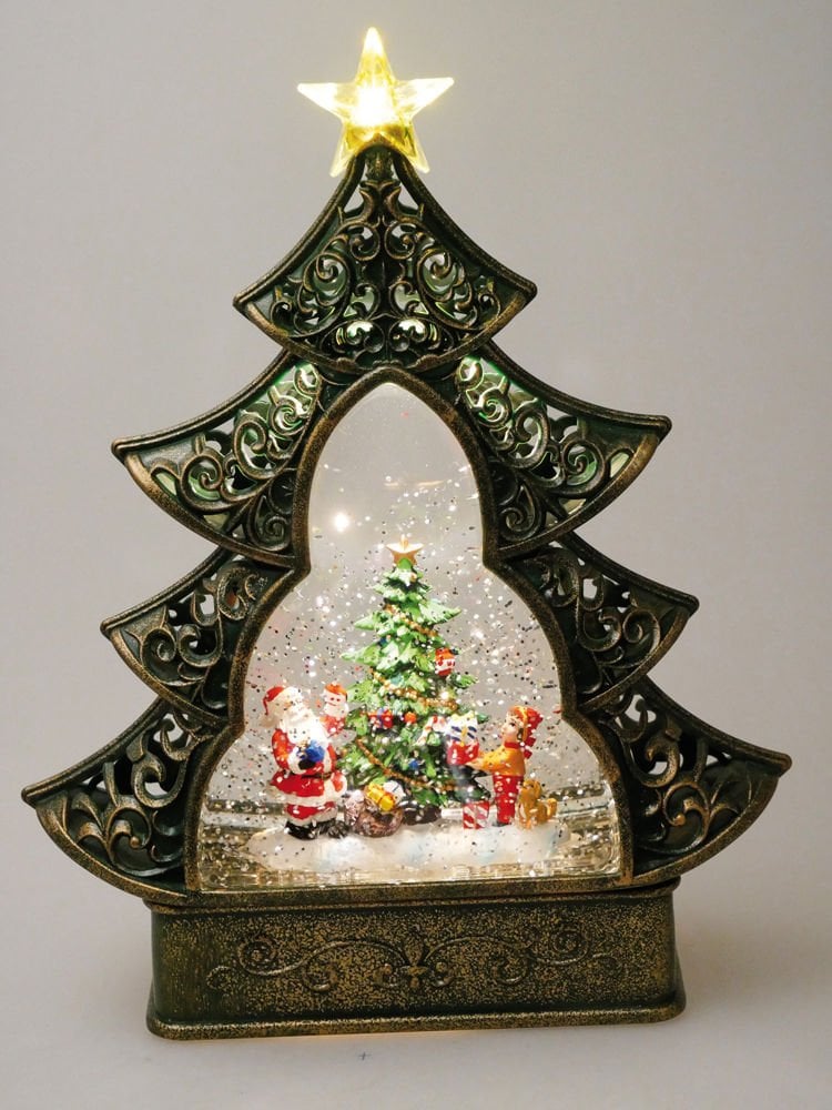 YILBAŞI AĞACI MÜZİKLİ KAR KÜRESİ