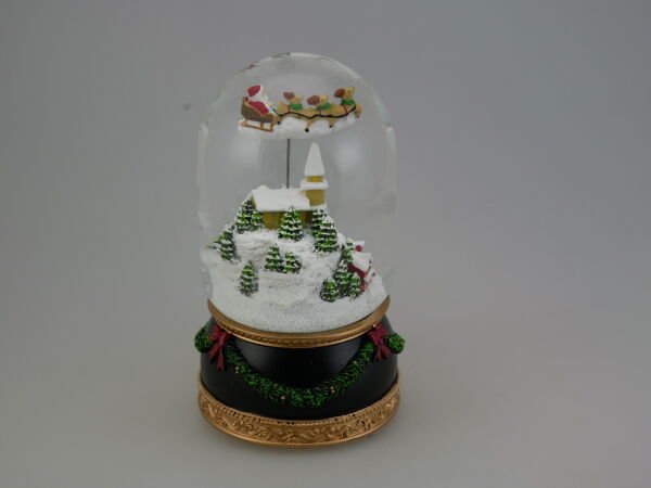 KIZAKLI NOEL BABA VE MÜZİKLİ KAR KÜRESİ