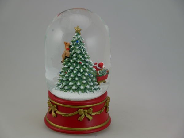 KIZAKLI NOEL BABA VE MÜZİKLİ KAR KÜRESİ