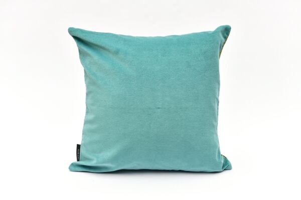 KUŞLU KARE YASTIK, MAVİ