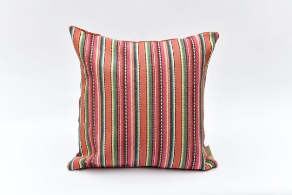 Bohem Stripe Renkli Çizgili Dekoratif Yastık