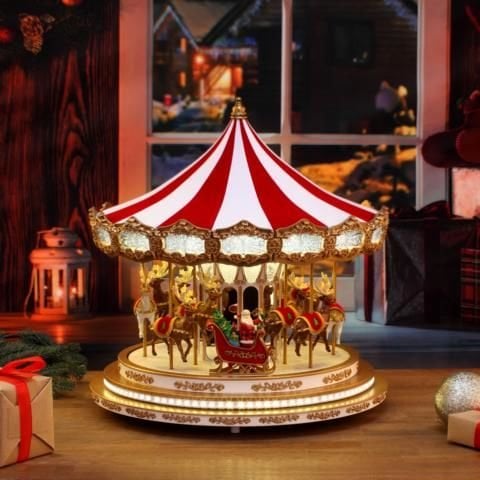 Marquee Delüks Karusel / Atlı Karınca Müzik Kutusu