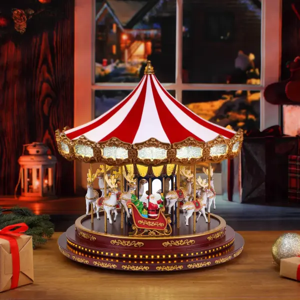 Marquee Delüks Karusel / Atlı Karınca Müzik Kutusu