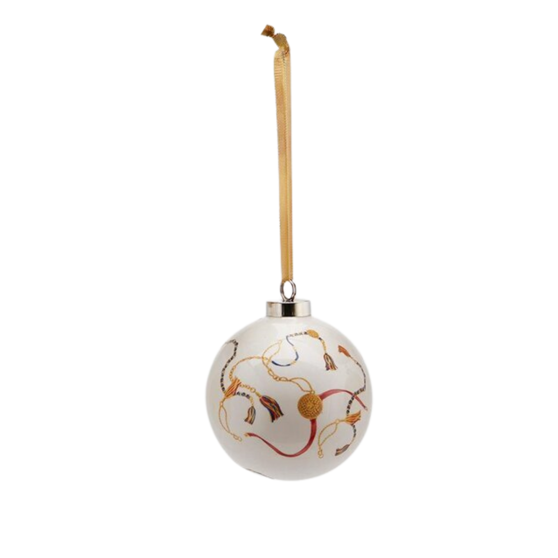 PALLA CAVALLİ AT SERAMİK YILBAŞI AĞACI SÜSÜ - BORDO