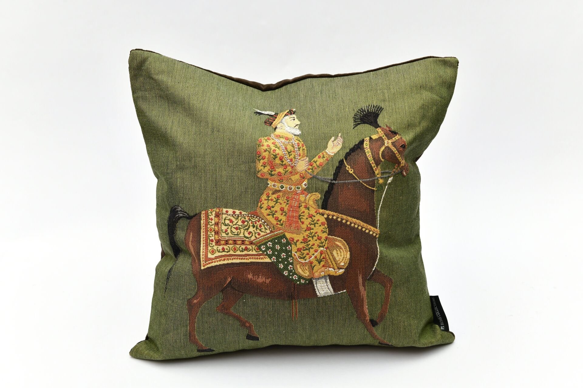 Savaşcı Figürlü Kare Yastık