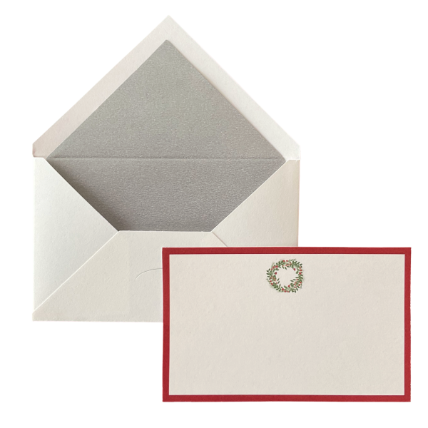 Yılbaşı Wreath Tebrik Kartı