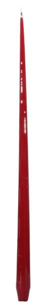 Burgundy Uzun Mum 50 cm