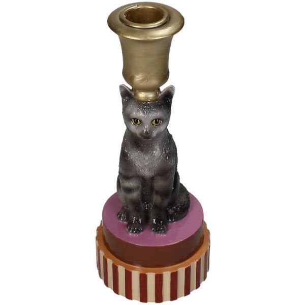 Comtesse Noire Féline Kedi Şamdan