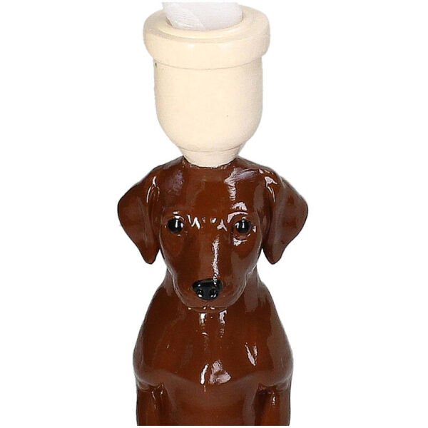 Baron Dachshund Köpek Şamdan