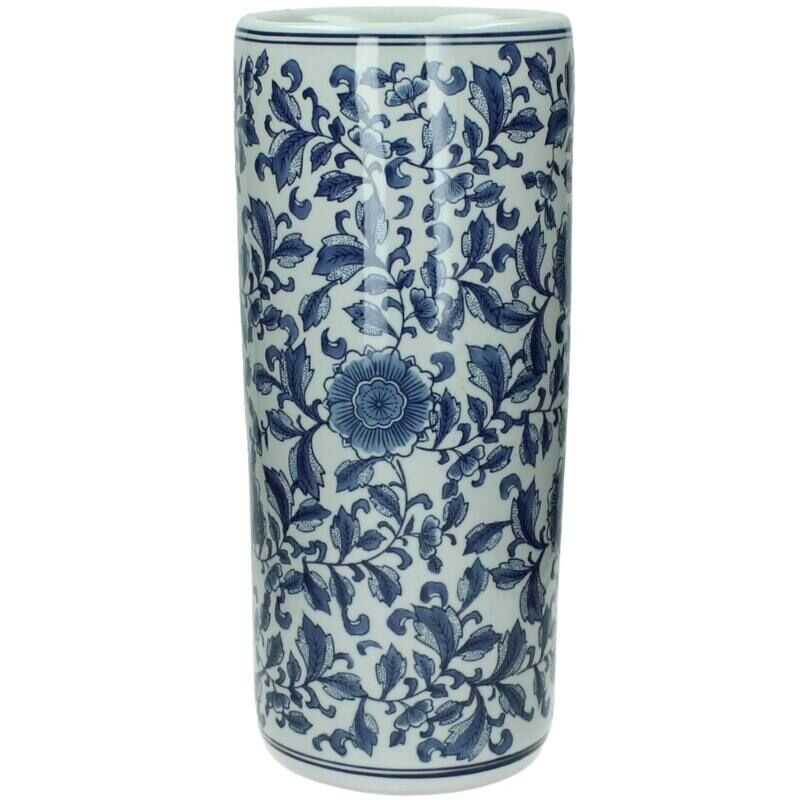Bleu Blanc Fleur Porselen Şemsiyelik