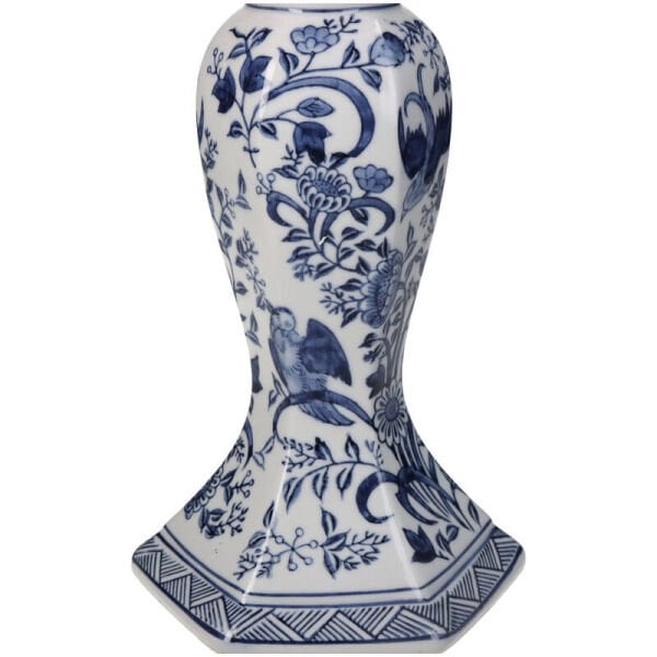 Bleu Blanc Porselen Şamdan