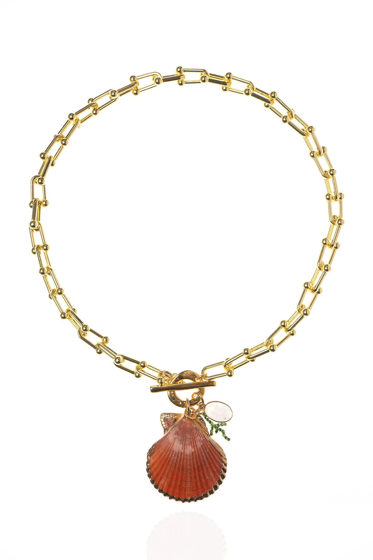 Serena Shell Midye Kolye, Coral